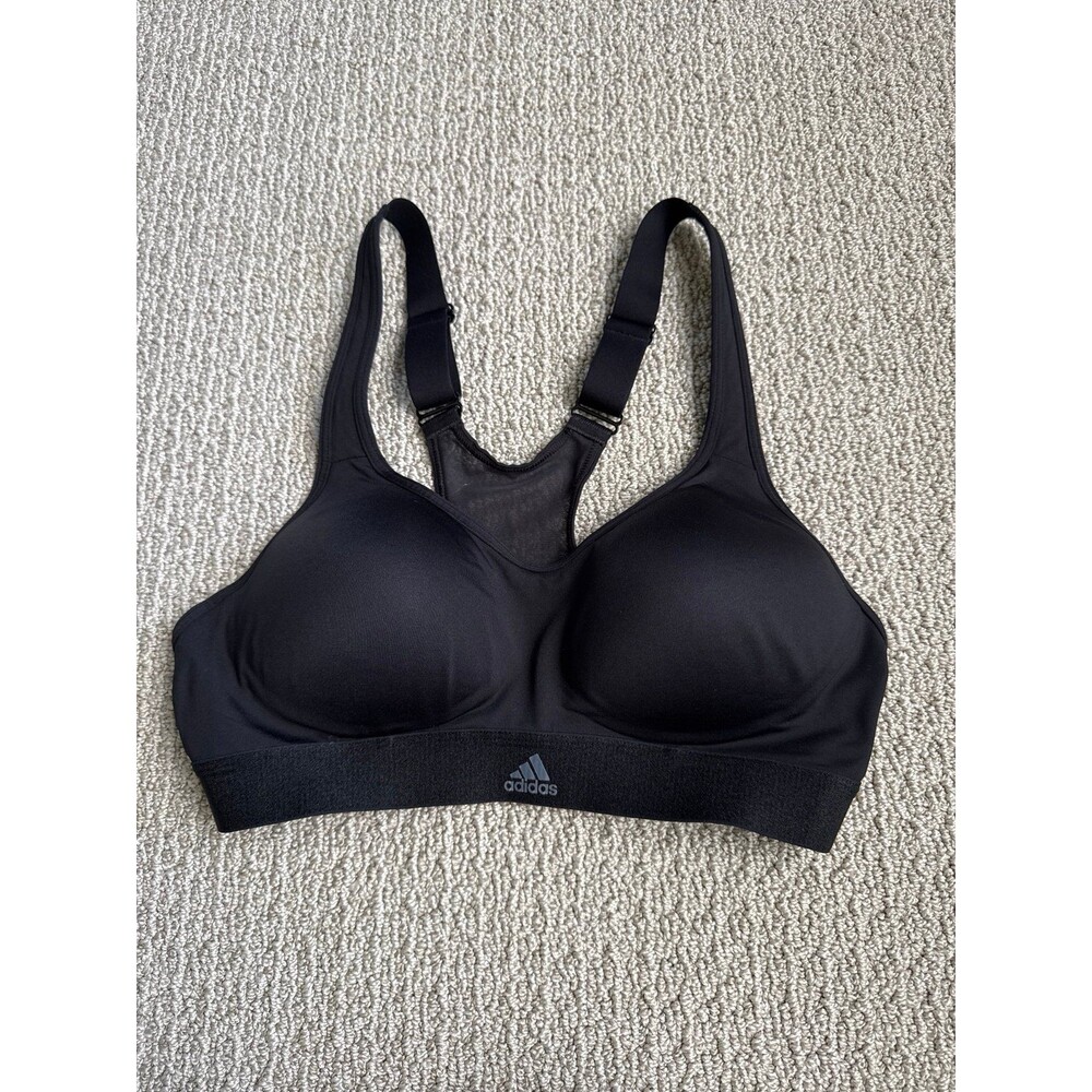 Adidas black sports bra Medium